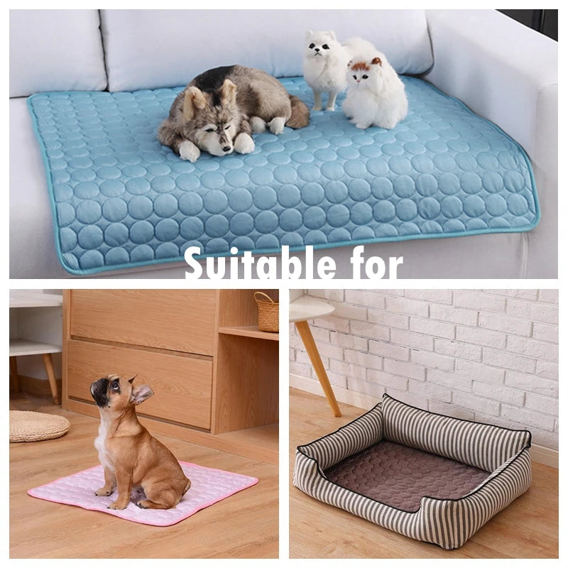 Kühlmatte für Hunde & Katzen – Atmungsaktiv & Komfortabel