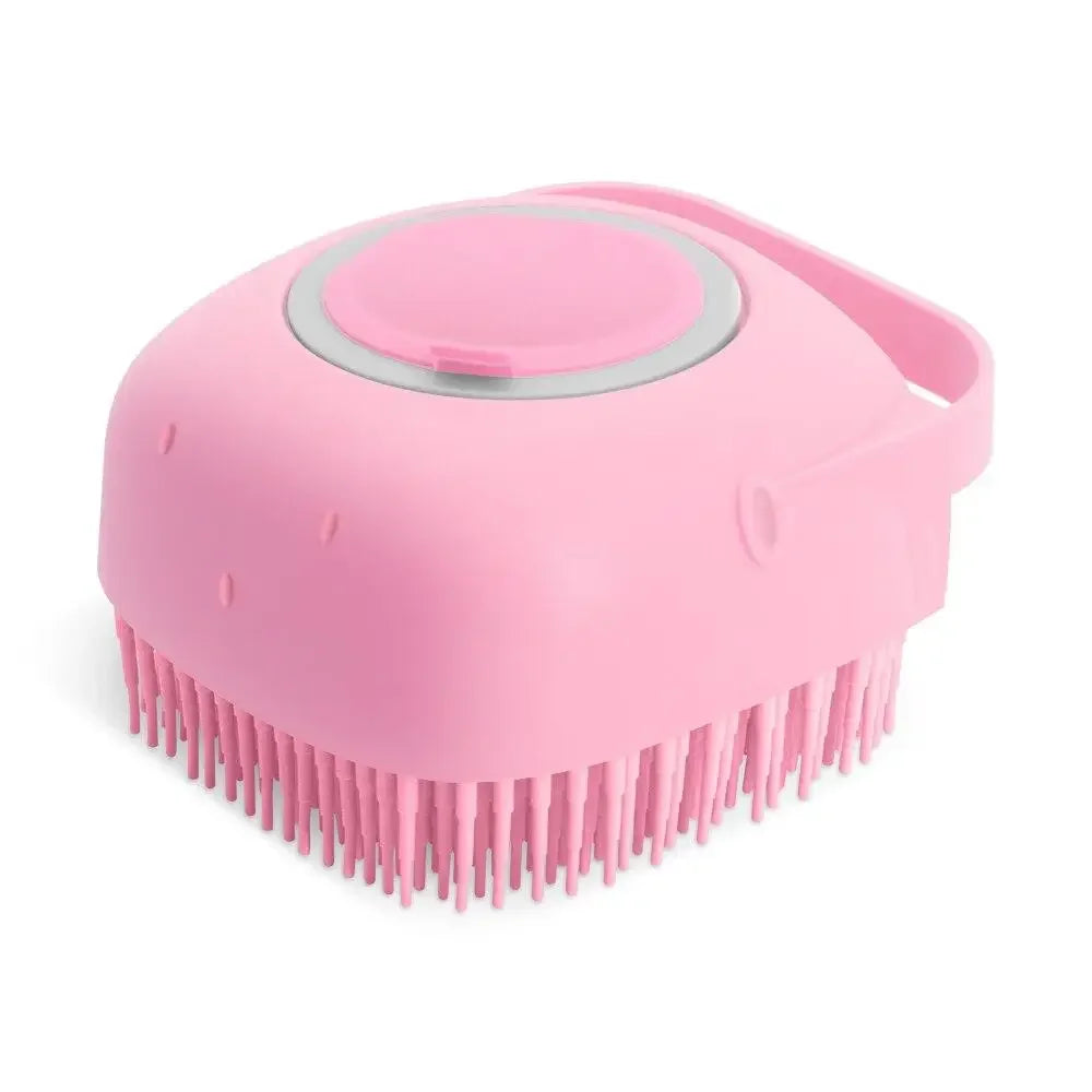 Silikon-Shampoo-Bürste für Haustiere-Massage-& Badebürste