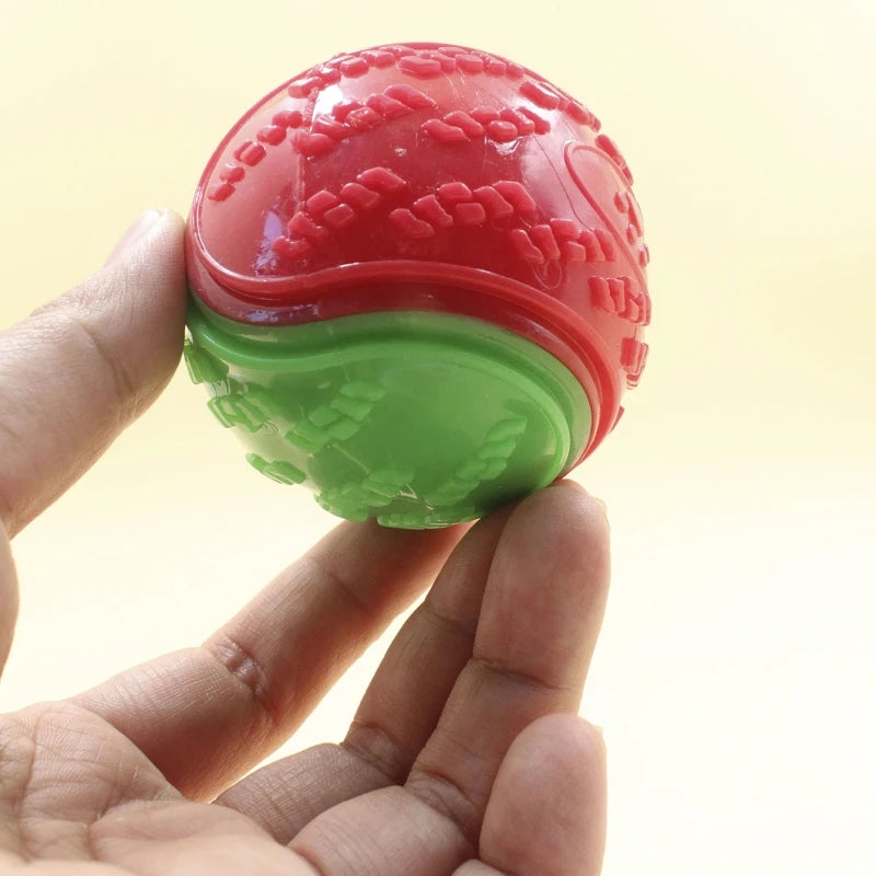 Interaktiver Spielball für Hunde – Zahnpflege & Kau-Spaß